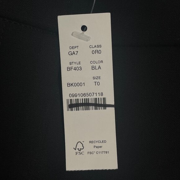 NWT J. Crew Kate Straight Leg Pant Bi Stretch Cotton 0 Tall Black BF401 - Picture 11 of 12